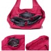 Women Nylon Handbag Solid Tote Bag Multipocket Shopping Bag