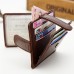 Portable Hasp 11 Card Holder Waxy Slim Women Short Purse Wallets Coin Bags