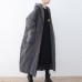 Limited Stock-Gray Warm Down Coat Plus Size Parka thick Hooded Maxi Cardigan